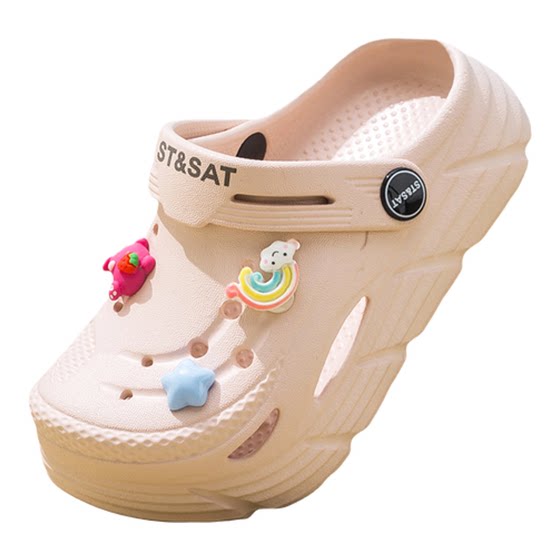 
Saturday Children's Shoes Children's Croc Shoes Cute Cartoon Breathable 2026 Summer Outerwear Girls Beach Sandals