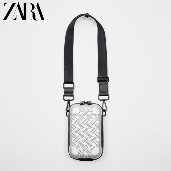 Zara Summer กระเป๋าผู้ชายใหม่กระเป๋าโทรศัพท์มือถือมือถือกระเป๋าส่ง 