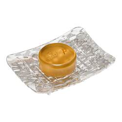 High-looking and light luxury washbasin soap dish without drilling holes