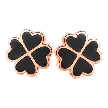 Vana four-leaf clover sterling silver women's light luxury niche earrings