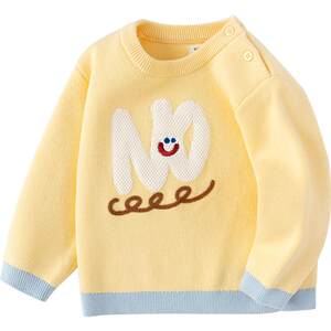 
Balabala children's sweater baby knitted sweater winter clothes children's clothing boys and girls fashionable base shirt thickened