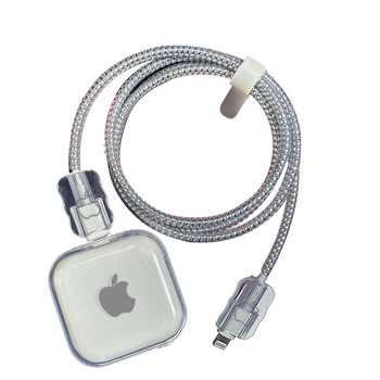 
Suitable for 40W Apple 17promax charger protective case transparent 20W iPhone 16 charging cable protection rope 15 data cable protection buckle anti-break 14 fast charging protective case silicone simple