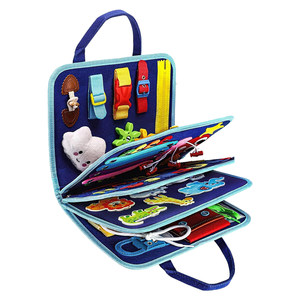 
Children's Montessori early education educational zipper toys baby busy blackboard baby learning fine motor training teaching aids