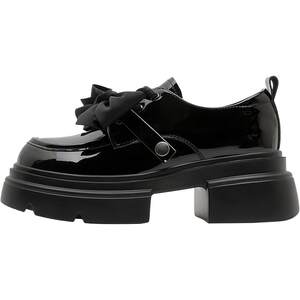 
Daphne Thick Soled Loafers Women's 2026 New Spring Single Shoes Women's British Style Black Small Leather Shoes Women's Shoes