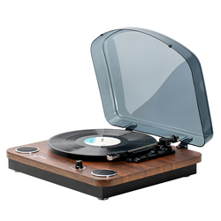 Syitren/sitalin Tammi Vinyl Record Player Gramophone Film Audio Ornaments Wooden Bluetooth Retro