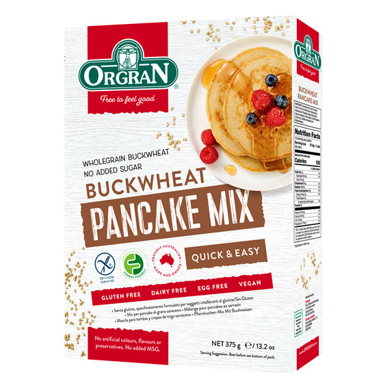 ORGran Australia Gloodless Belly Bucks Pancake Poison Fanfan Fanfu Powder Glutenfree Wasteless Flour