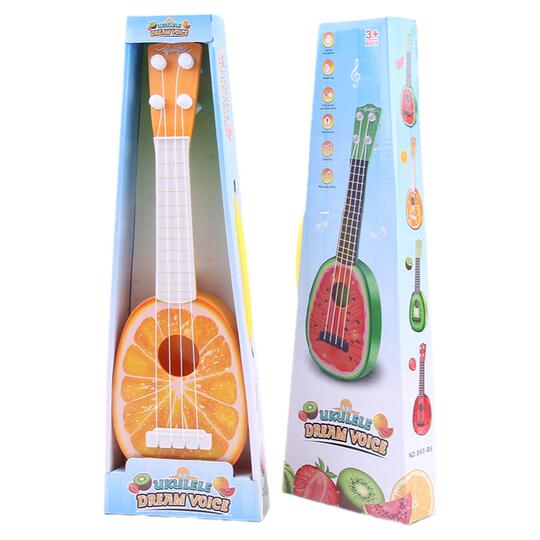 Ukulélé Pour Enfants 43 Cm – Dinosaure Ou Renard – 4 Cordes Réglables – Instrument éducatif Pour Débutants
