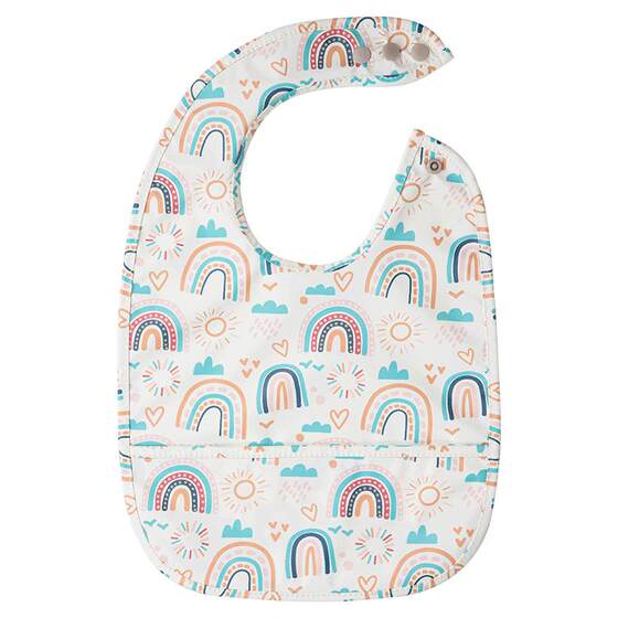 
Baby PU bib cartoon anti-fouling saliva towel for eating, sleeveless, quick-drying, anti-fouling, anti-dirty, no-wash food pocket for boys and girls