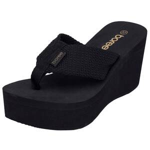 Bao Ren thick bottom human character Drag female summer fashion beach shoes beach versatile loose cake sandal