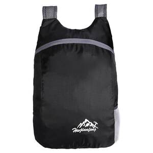 Backpack men's anti -splashing fishing backpack outdoor female folding ultra -light hiking sports drifting portable skin bag
