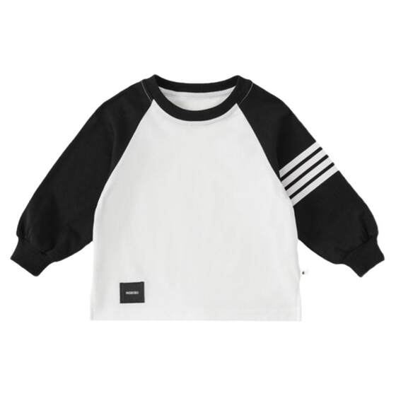 
Boys' long-sleeved T-shirts, children's spring bottoming shirts, boys' tops 2026 new style little boys' fashionable clothes for spring and autumn