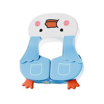 Big white goose newborn baby without inflatable armpit ring