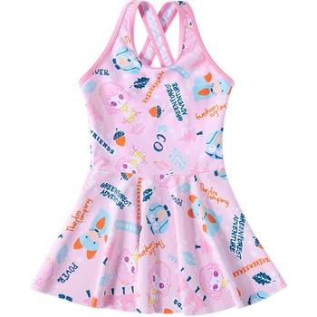 Yuke children's swimsuit girls girls one-piece swimsuit
