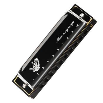 Swan 10-hole professional blues harmonica in C key
