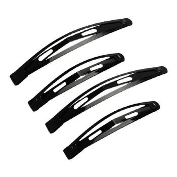 Black bb clip water drop side bangs on top of head