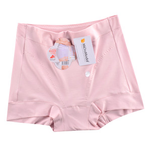 
4 free shipping for all genuine Daisy girls large-size women boxer pants mid-high waist belly protection mother pants underwear women