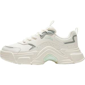 ANTA Rabbit Shoes丨Soft Soled Casual Shoes Women's Thick Soled Heightening Sports Shoes Summer Not Tiring Feet Comfortable White Women's Shoes