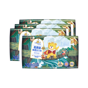 Teddy bear muscle nobles Zhen thin urine, no wet XL baby L diapers pull pants xxl4 tablet trial experience S/m
