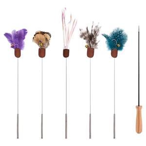 
CFA competition level cat toy cat toy cat long pole replacement head good quality cat cat artifact