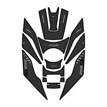 24-26 models 368G rubber fuel tank sticker modification accessories