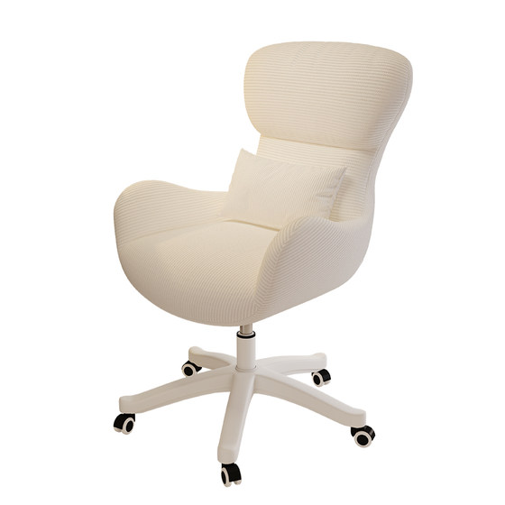 Girls Light luxury premium bedroom makeup chair computer and chairs Furnishing comfortable long -seated dormitory students to learn desk and chairs