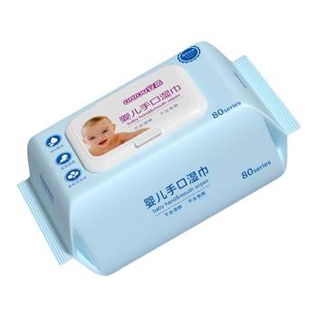 Baby wet wipes for infants and young children’s hands and mouths