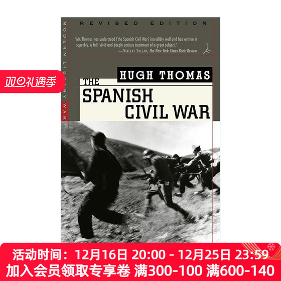 英文原版 The Spanish Civil War Modern Library 西班牙内战 修订版 兰登书屋现代图书馆 Hugh Thomas 英文版 进口英语原版书籍