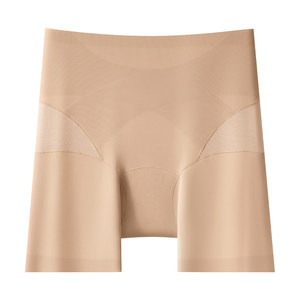 
Tingmei Safety Pants Women's Belly Controlling Butt Lifting Invisible Seamless Anti-Light Color Underwear Two-in-One Bottoming Boxer Shorts