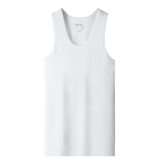 Cat men's vest men's pure cotton 2025 new autumn and winter sweat-absorbing loose bottoming sweat shirt men's style