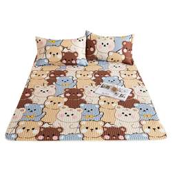 Cotton non-slip children's diaper bed pad fixed and washable