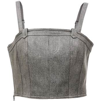 
ONLY versatile slim PU short vest vest