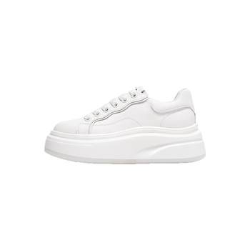LeeCooper thick-soled white shoes for women plus velvet couple sneakers
