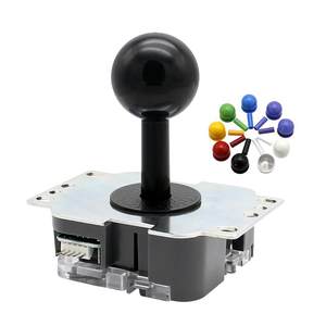 QANBA/Boxing arcade joystick accessories Fighting arcade joystick 5pin universal interface 8 direction small square file round file three -time rocker clean water joystick