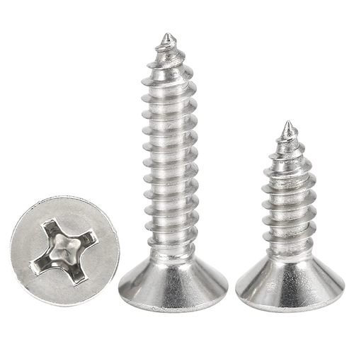 304 Сталовая головка из нержавеющей стали плоская головка.