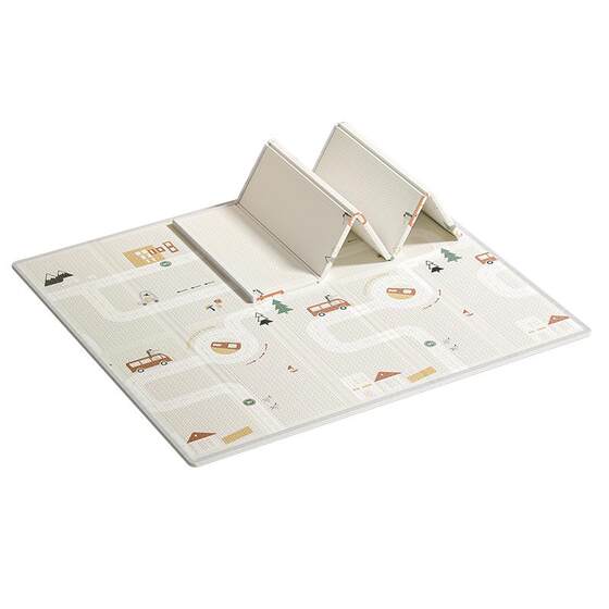 BABYGO folding crawling mat baby thickened household formaldehyde-free floor mat non-toxic and odorless XPE baby crawling mat