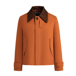 
Navigare Italian small sailboat splicing lapel short windbreaker women's 2025 autumn new casual jacket