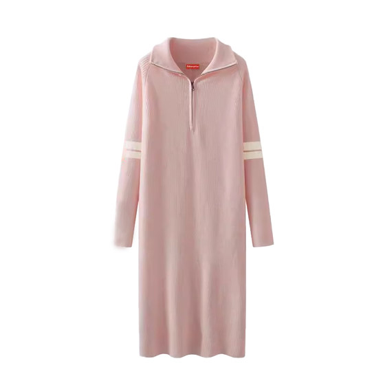 
Fisher-Price maternity dress winter 2025 new loose large size autumn and winter clothing small knitted long-sleeved dress