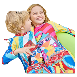 Krio Children's Swimsuit Long Square Diving Clothing Hot Spring Long Sleeve Long Pants John Boys Girls Swimming Diving Wide
