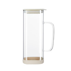 Special storage jar for noodles with glass handle