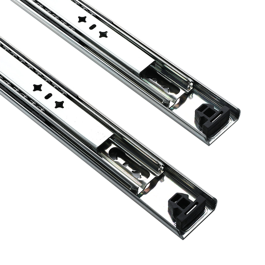 Stainless Steel Drawer Slide Rail - 25cm - Heavy Duty 3-Section