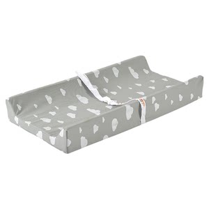 
European and American new style newborn diaper table pad imitation leather PU printed U-shaped diaper pad baby urine change pad