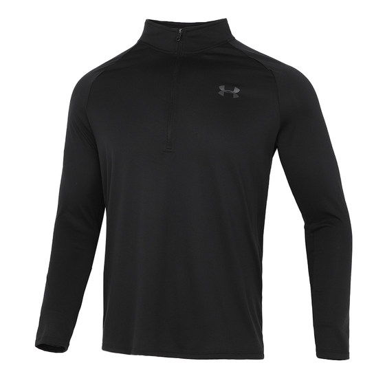 
Under Armor long-sleeved T-shirt men's official authentic fitness wear training pullover bottoming shirt half-zip quick-drying shirt