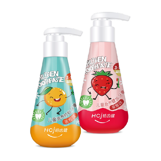 Hao Chi Jian children's toothpaste Ora Fluor anti-cavity solid tooth 3612 years old anti-caries tooth replacement press baby toothpaste