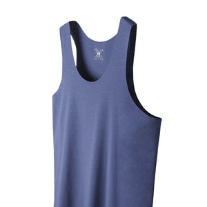 No trace men's vest 60 sterling cotton -column shirt inside the bottom thin summer Xinjiang cotton cotton shoulder