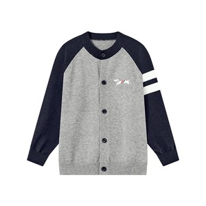 
Duojia Boys' Sweaters 2026 Spring and Autumn New Children's Large Children's Puppy Embroidered Spring Cardigans
