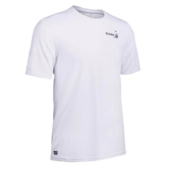 Decathlon men's swimsuit short-sleeved swimsuit sun protection quick-drying T-shirt men's surfing suit beach beach IVD1