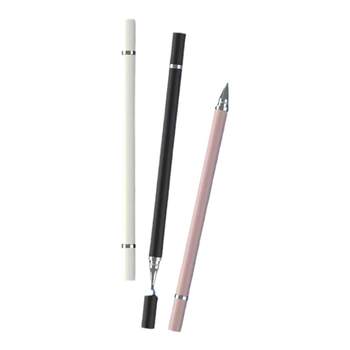 Mobile phone tablet touch screen pen drawing silicone double pen head
