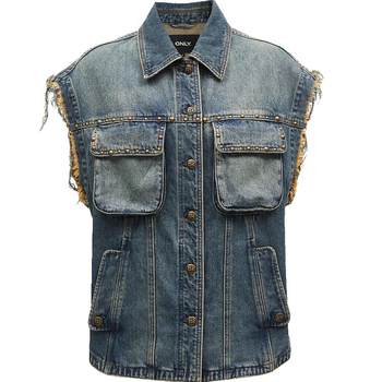 ONLY loose design sleeveless denim vest