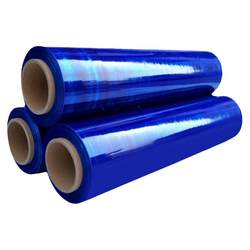 pe blue stretch film 50cm guardrail packaging industry