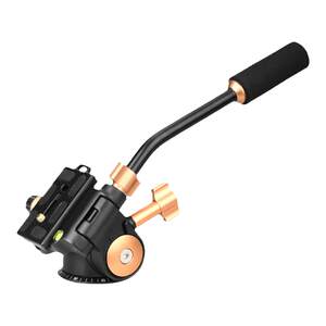 
Lightweight Aluminum Alloy Damping Hydraulic Handle Three-Dimensional Panoramic DSLR Camera Tripod Camera Panoramic Multifunctional Photography Gaddle